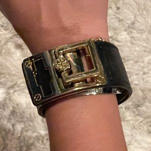 Tory Burch Black leather Bracelet